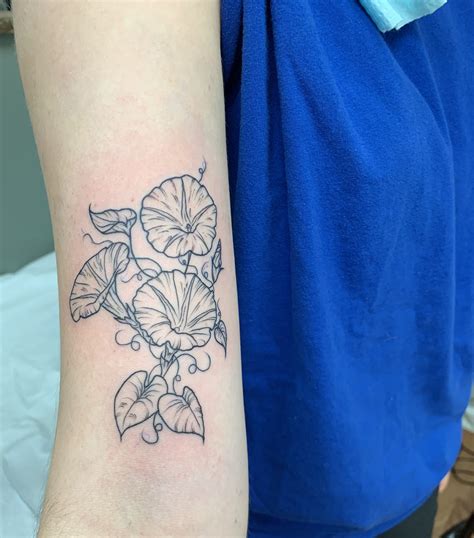 morning glory tattoo|morning glory tattoo outline.